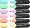 Schneider tekstmarker - Job pastel - assorti 6 stuks - beitelpunt - S-115097