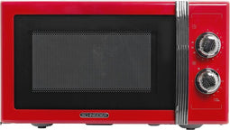 Schneider Vrijstaande magnetron - SMW23VMR Vintage look - 23L - Rood