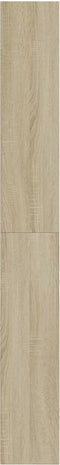 Schoenenkast 60x21x163,5 cm bewerkt hout sonoma eikenkleurig