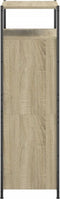 Schoenenkast 60x34x112 cm bewerkt hout sonoma eikenkleurig