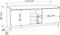 Schoenenkast - Stijlvol Donker Eiken - Ruime 110x43x37cm - Duurzaam Melamine