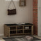 Schoenenkast - Stijlvol Donker Eiken - Ruime 110x43x37cm - Duurzaam Melamine