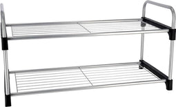 Schoenenrek 2 Laags - Schoenenkast 63x30x32cm - 4 a 6 paar schoenen - Ruimtebesparend
