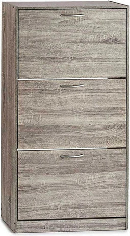 Schoenenrek Grijs 24 x 116 x 60 cm