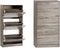 Schoenenrek Grijs 24 x 116 x 60 cm