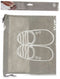 Schoenenrekken Grijs PVC 29 x 43 cm Stof (12 Stuks)