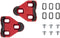 Schoenplaatjes Grip rood