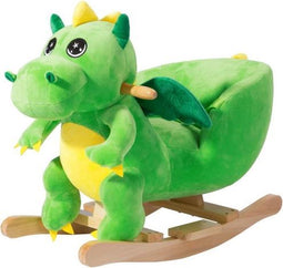 Schommeldier Dino met veiligheidsgordel en geluiden , hobbeldier