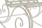 Schommelstoel DKD Home Decor Metaal Aluminium Wit (63 x 89 x 92 cm)