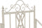 Schommelstoel DKD Home Decor Metaal Aluminium Wit (63 x 89 x 92 cm)