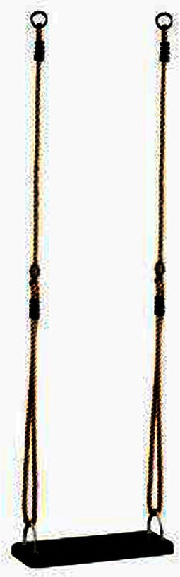 Schommelzitje in rubber 448x178x26 mm pp-touwHermic