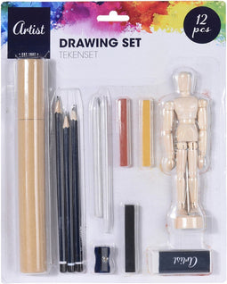 School Tekenset Artist (12 Pcs)
