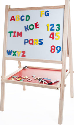 School- whitebord hout, afm 88 x 54 x 43 cm