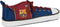 Schooletui F.C. Barcelona In de Vorm Van Een Coole Gympie - Kastanjebruin, Marineblauw