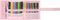 Schooletui met Accessoires Glow Lab Hearts Roze (27 Onderdelen) (7 x 20 x 7 cm)