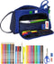 Schooletui met Accessoires Real Betis Balompié Blauw (32 Onderdelen)