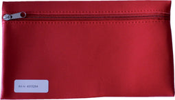 Schooletui met rits 15x26cm skai helder rood