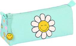 Schooletui, Tekenetui, Organizer Smiley Summer Fun Turkoois (21x8x7 cm)