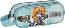 Schoolpennenzak Catrinas Claire, Noelia & Lila Blauw (21 x 8 x 6 cm)
