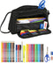 Schoolpennenzak El Hormiguero Zwart (20 x 11 x 8.5 cm) (32 Onderdelen)