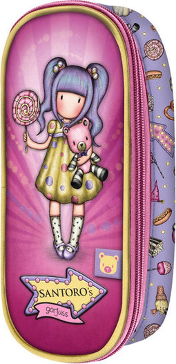 Schoolpennenzak Gorjuss First prize Lila (10 x 23 x 6 cm)