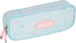 Schoolpennenzak Moos Garden 22 x 5 x 8 cm Turkoois