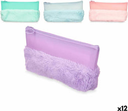 Schoolpennenzak Pompon 21 x 9 x 3 cm (12 Stuks)