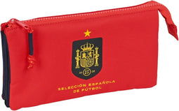 Schoolpennenzak RFEF Rood Blauw (22 x 12 x 3 cm)