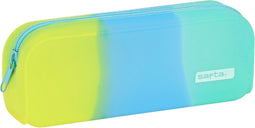 Schoolpennenzak Safta Blauw Groen Geel (18.5 x 7.5 x 5.5 cm)