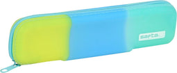Schoolpennenzak Safta Blauw Groen Geel (20 x 5.5 x 2 cm)