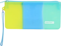 Schoolpennenzak Safta Blauw Groen Geel (21 x 10.5 x 2 cm)