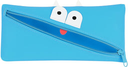 Schoolpennenzak Safta Gezicht 22 x 11 x 1 cm Blauw