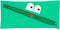 Schoolpennenzak Safta Gezicht 22 x 11 x 1 cm Groen