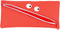 Schoolpennenzak Safta Gezicht 22 x 11 x 1 cm Rood