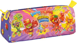 Schoolpennenzak SuperThings Guardians of Kazoom Paars Geel (21 x 8 x 7 cm)