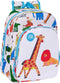 Schoolrugzak Algo de Jaime Wit 26 x 34 x 11 cm