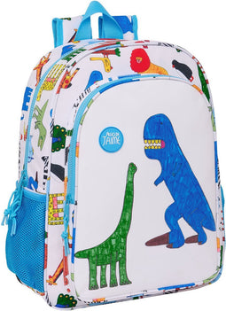 Schoolrugzak Algo de Jaime Wit 33 x 42 x 14 cm