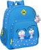 Schoolrugzak El Hormiguero Blauw (32 x 38 x 12 cm)