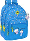 Schoolrugzak El Hormiguero Blauw (32 x 42 x 15 cm)