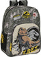 Schoolrugzak Jurassic World Warning Grijs 33 x 42 x 14 cm