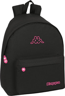 Schoolrugzak Kappa Black and pink Zwart (33 x 42 x 15 cm)
