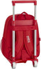 Schoolrugzak met Wielen 705 Real Sporting de Gijón Rood