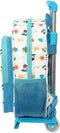 Schoolrugzak met Wielen Baby Shark Surfing Blauw Wit 26 x 34 x 11 cm