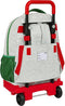 Schoolrugzak met Wielen Benetton Pop Grijs (33 x 45 x 22 cm)