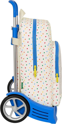 Schoolrugzak met Wielen Benetton Topitos (30 x 46 x 14 cm)
