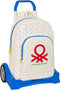 Schoolrugzak met Wielen Benetton Topitos (30 x 46 x 14 cm)