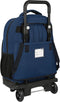 Schoolrugzak met Wielen BlackFit8 Urban Zwart Marineblauw (33 x 45 x 22 cm)