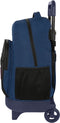 Schoolrugzak met Wielen BlackFit8 Urban Zwart Marineblauw (33 x 45 x 22 cm)