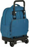 Schoolrugzak met Wielen Compact BlackFit8 Egeo Blauw (33 x 45 x 22 cm)