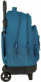 Schoolrugzak met Wielen Compact BlackFit8 Egeo Blauw (33 x 45 x 22 cm)